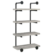 Elmcrest 24-inch 4-shelf Wall Bookshelf  Driftwood