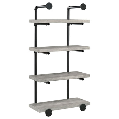 Elmcrest 24-inch 4-shelf Wall Bookshelf  Driftwood