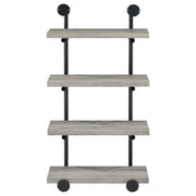 Elmcrest 24-inch 4-shelf Wall Bookshelf  Driftwood