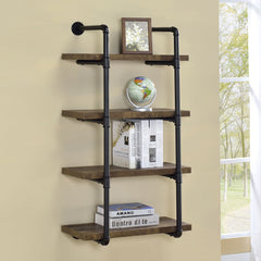 Elmcrest 24-inch 4-shelf Wall Bookshelf  Driftwood