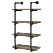 Elmcrest 24-inch 4-shelf Wall Bookshelf  Driftwood