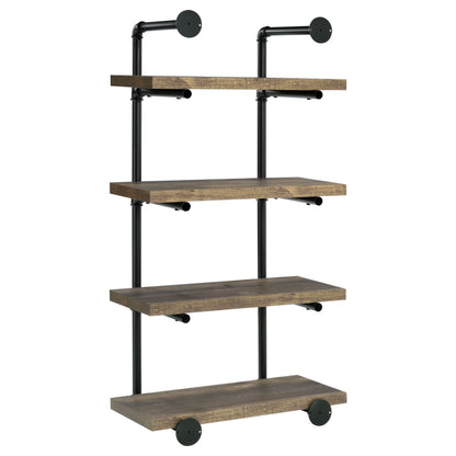 Elmcrest 24-inch 4-shelf Wall Bookshelf  Driftwood