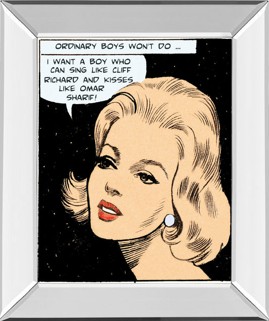 Mirrored Frame Ordinary Boys Won'T Do By Roy Newby