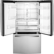  GE 36-inch, 20.6 cu.ft. Counter-Depth French 3-Door Refrigerator with Exterior Ice Maker GYE21JYMFS IMAGE 2