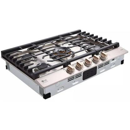  LG STUDIO 30-inch Built-in Gas Cooktop with UltraHeat™ Dual Burner CBGS3028N IMAGE 3