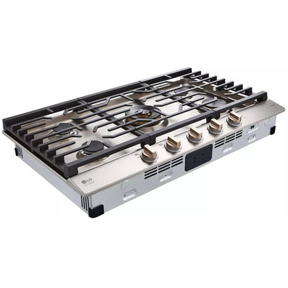  LG STUDIO 36-inch Built-in Gas Cooktop with UltraHeat™ Dual Burner CBGS3628N IMAGE 3