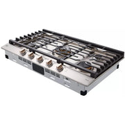  LG STUDIO 36-inch Built-in Gas Cooktop with UltraHeat™ Dual Burner CBGS3628N IMAGE 4