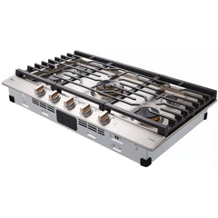  LG STUDIO 36-inch Built-in Gas Cooktop with UltraHeat™ Dual Burner CBGS3628N IMAGE 4