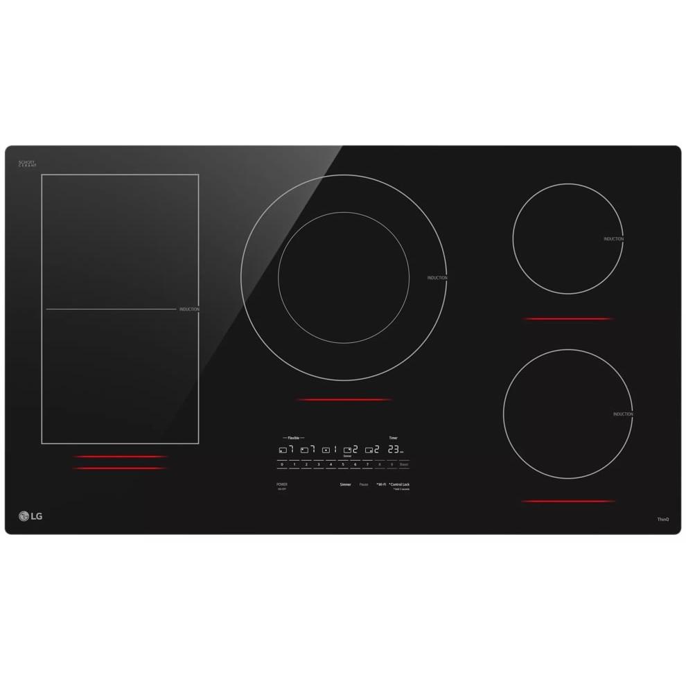 LG 36-inch Built-In Induction Cooktop with UltraHeat™ CBIH3617BE IMAGE 1