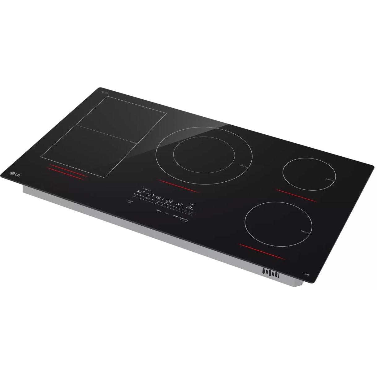 LG 36-inch Built-In Induction Cooktop with UltraHeat™ CBIH3617BE IMAGE 4