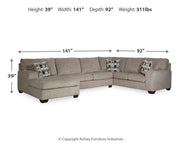 Ballinasloe Sectional with Chaise
