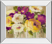 Mirrored Frame Deep In Purple I By Lanie Loreth