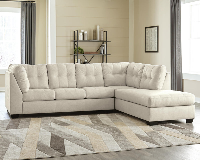 Seccional de dos piezas con chaise longue Falkirk