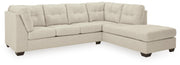 Seccional de dos piezas con chaise longue Falkirk