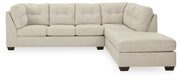 Seccional de dos piezas con chaise longue Falkirk