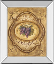 Mirrored Frame Cabernet By Gregory Gorham