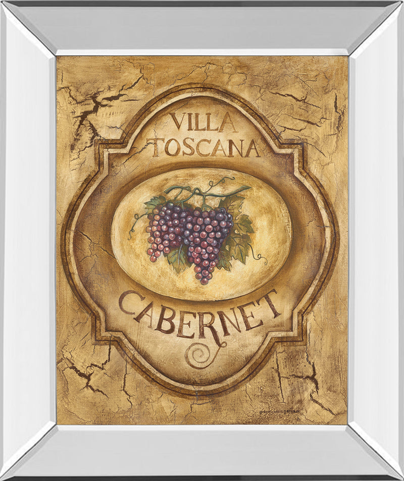 Mirrored Frame Cabernet By Gregory Gorham