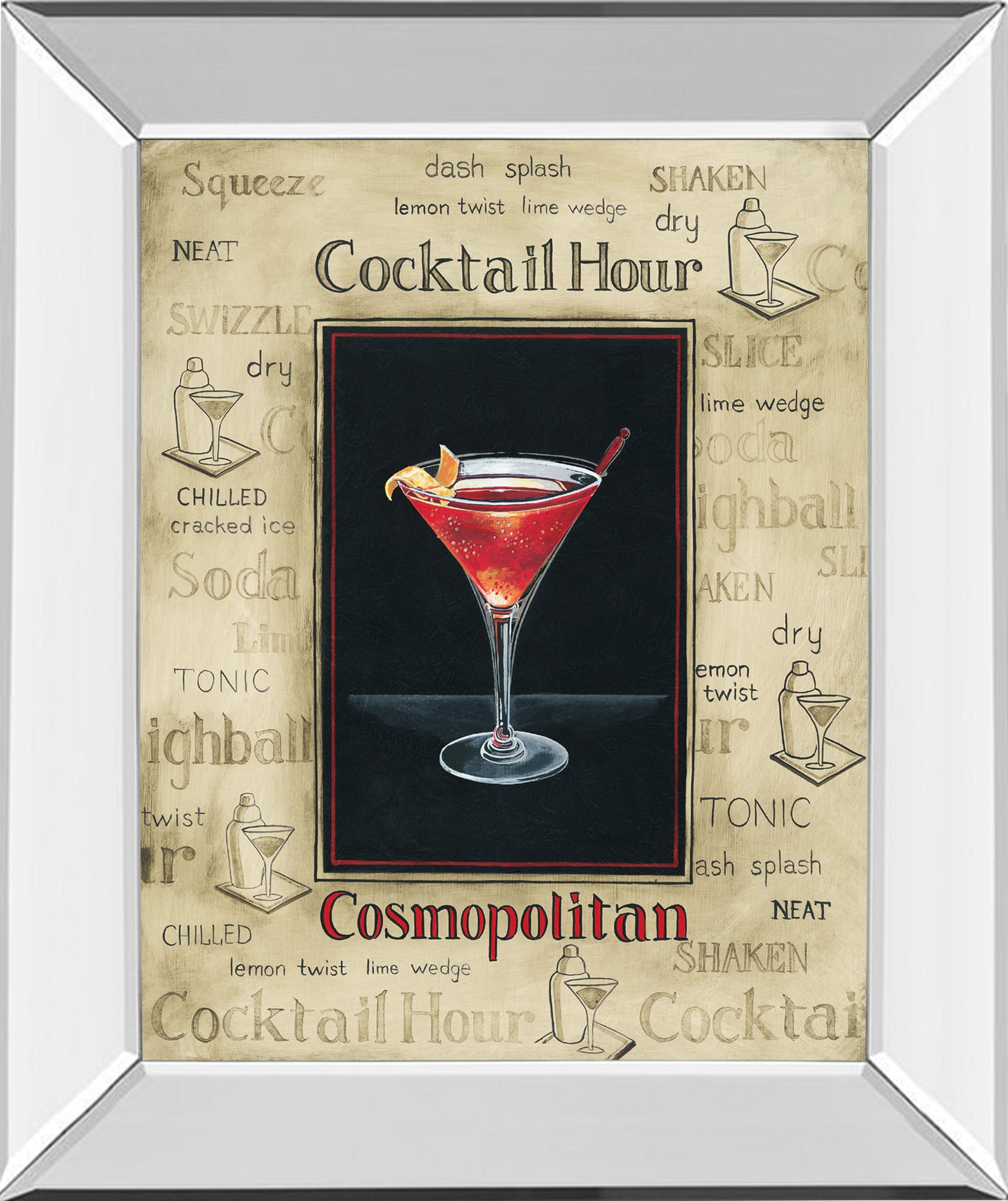 Mirrored Frame Cosmopolitan By Gregory Gorham