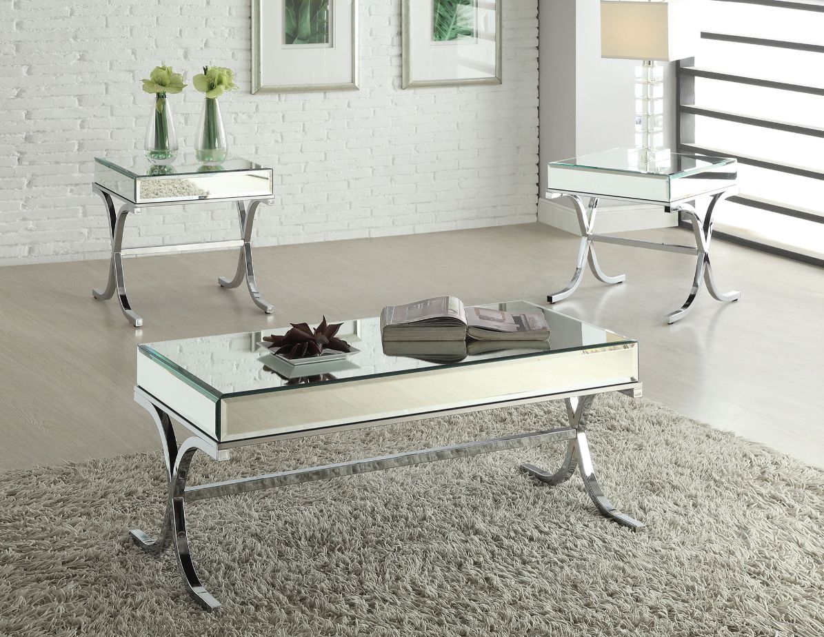 Mesa de centro rectangular Dominic de 42" de largo
