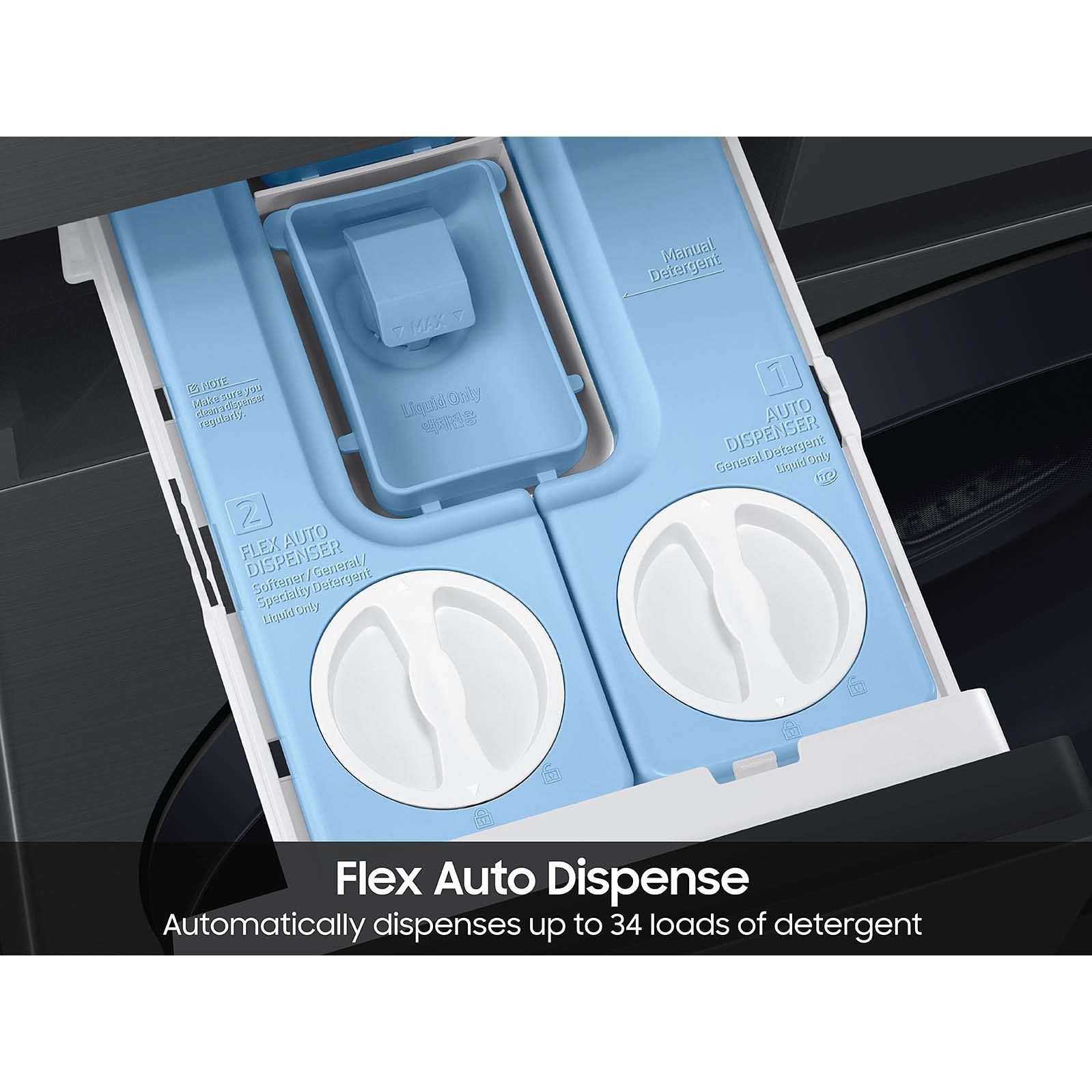  Samsung Bespoke AI Laundry Hub™ 4.6 cu. ft. Large Capacity Single Unit Washer with Flex Auto Dispense System and 7.6 cu. ft. Gas Dryer WH46DBH500GV/A3 IMAGE 6