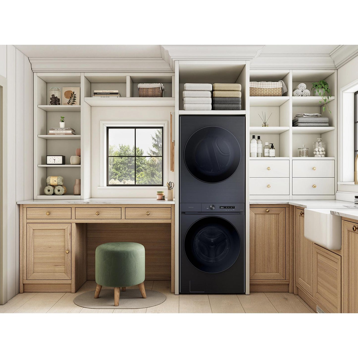  Samsung Bespoke AI Laundry Hub™ 4.6 cu. ft. Large Capacity Single Unit Washer with Flex Auto Dispense System and 7.6 cu. ft. Electric Dryer WH46DBH500EV/A3 IMAGE 5