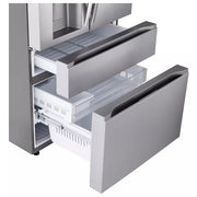  LG 36-inch, 25 cu. ft. Smart Counter-Depth MAX™ French 4-Door Refrigerator with Full-Convert Drawer™ LF25G8330S IMAGE 5