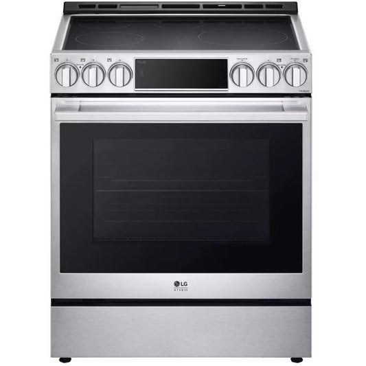  LG STUDIO 30-inch Slide-in Induction Range with Air Fry Technology LSIS6338FE IMAGE 1
