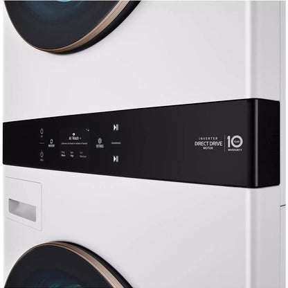  LG STUDIO Stacked Washer/Dryer Electric Laundry Center with Allergiene® Cycle SWWE50W4 IMAGE 6