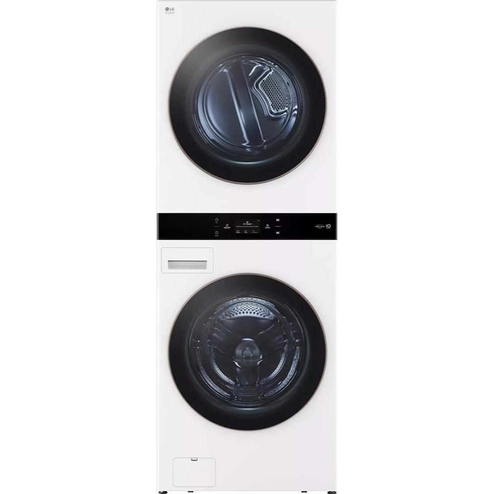  LG STUDIO Stacked Washer/Dryer Gas Laundry Center with Allergiene® Cycle SWWG50W4 IMAGE 1