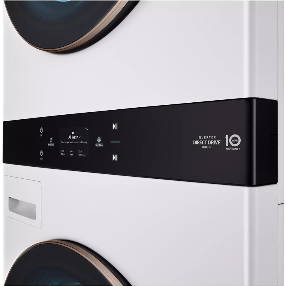  LG STUDIO Stacked Washer/Dryer Gas Laundry Center with Allergiene® Cycle SWWG50W4 IMAGE 6
