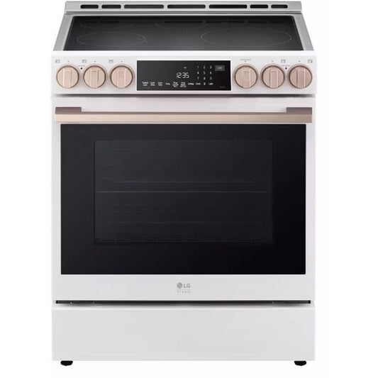  LG STUDIO Studio 30-inch Slide-in Induction Range with Air Fry Technology LSIS6338NE IMAGE 1
