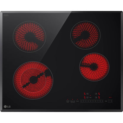  LG 24-inch Compact Electric Cooktop CBED2415B IMAGE 2