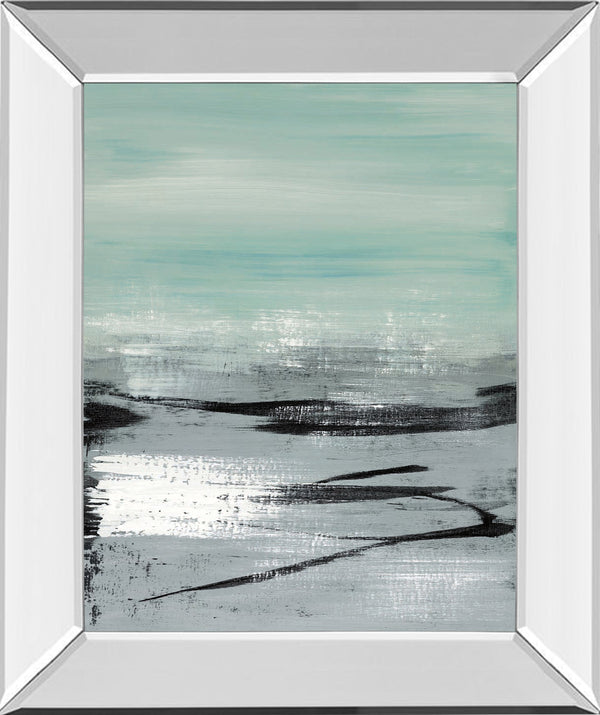 Mirrored Frame Beach I By Heather Mcalpine