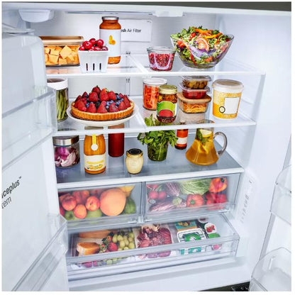LG 36-inch, 23.7 cu. ft. Counter-Depth French 3-Door Refrigerator with Wi-Fi LF24Z6530S IMAGE 7