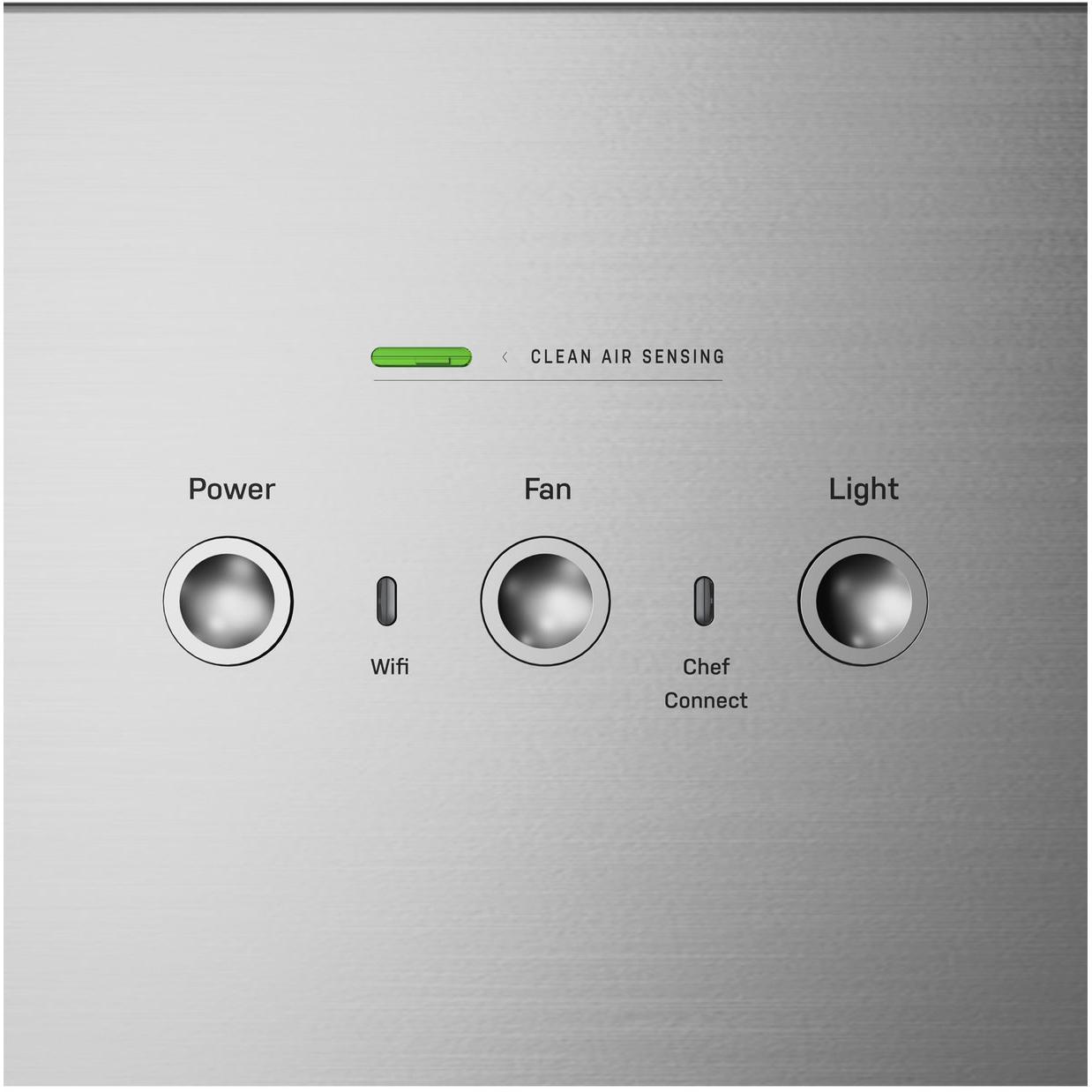 GE Profile 36-inch Island-Mount Chimney Hood UVI1036SRSS IMAGE 3