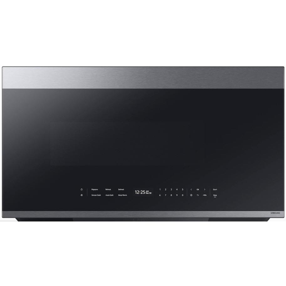  Samsung Bespoke 2.1 Cu. Ft. Over-the-Range Microwave with Sensor Cooking ME21DG6700SRAA IMAGE 1