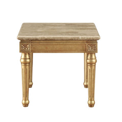 Mesa auxiliar cuadrada Daesha de 26" de largo