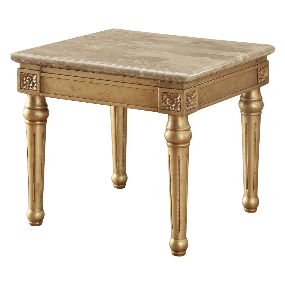 Mesa auxiliar cuadrada Daesha de 26" de largo