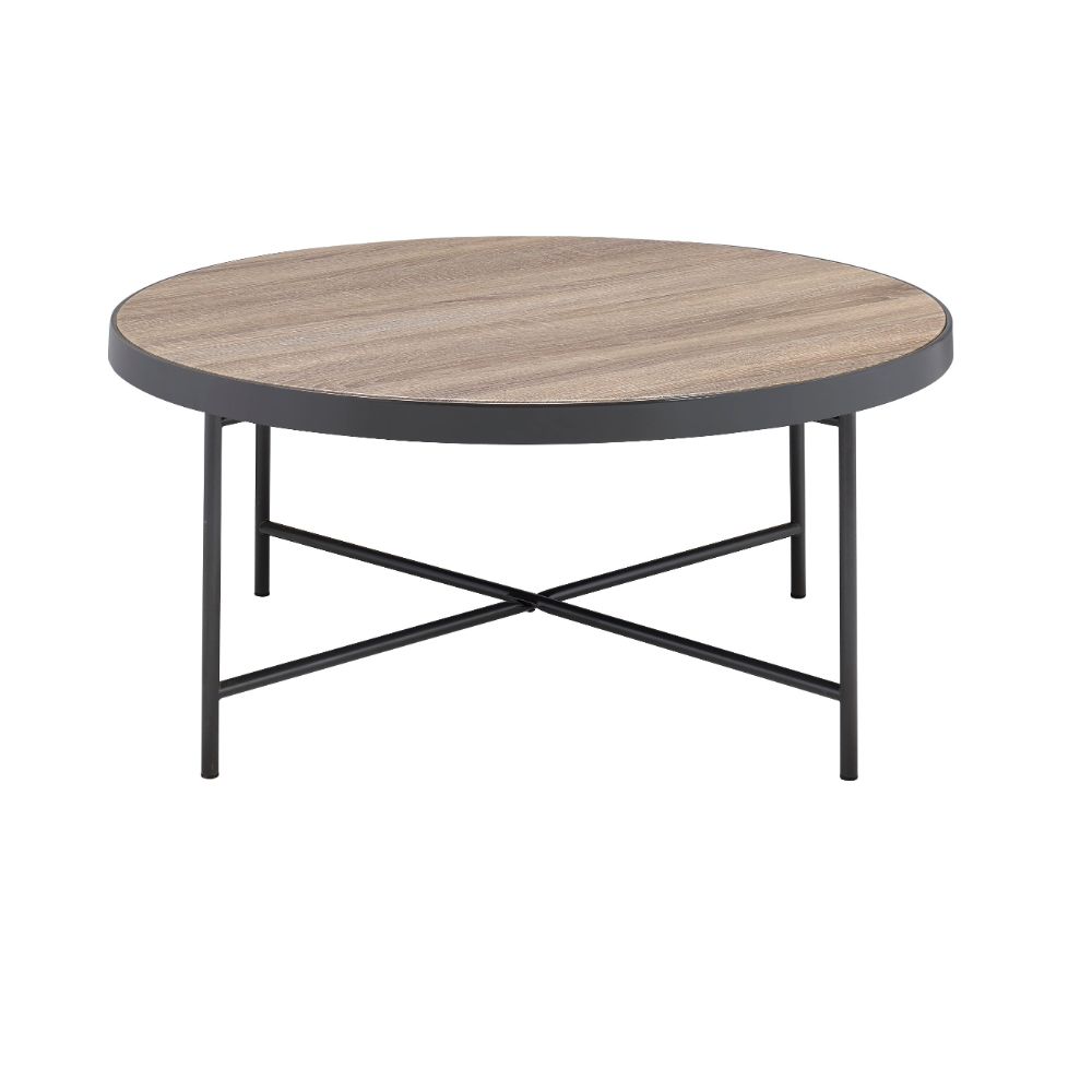 Mesa de centro redonda Bage de 32" de diámetro