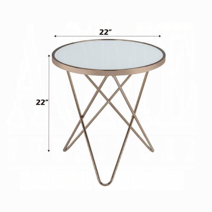 Valora 22"Dia Round End Table