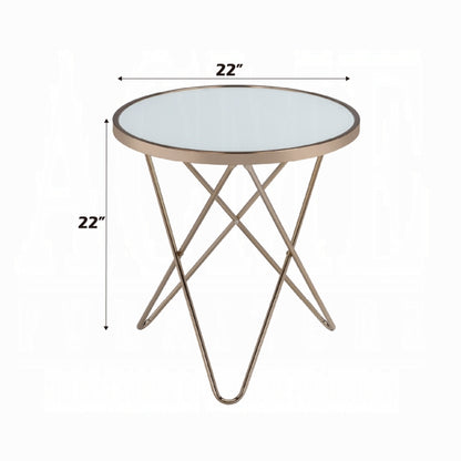 Valora 22"Dia Round End Table