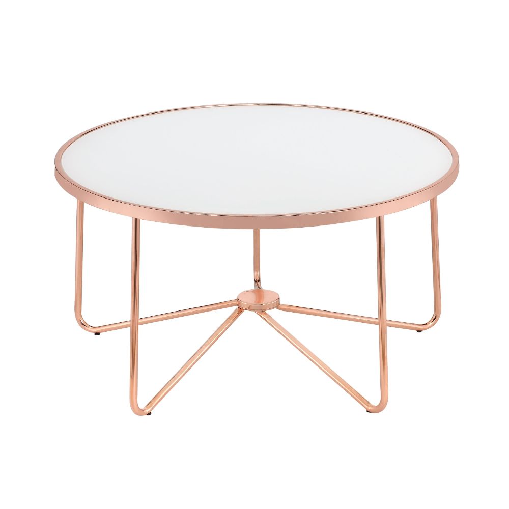 Mesa de centro redonda Alivia de 86 cm de diámetro
