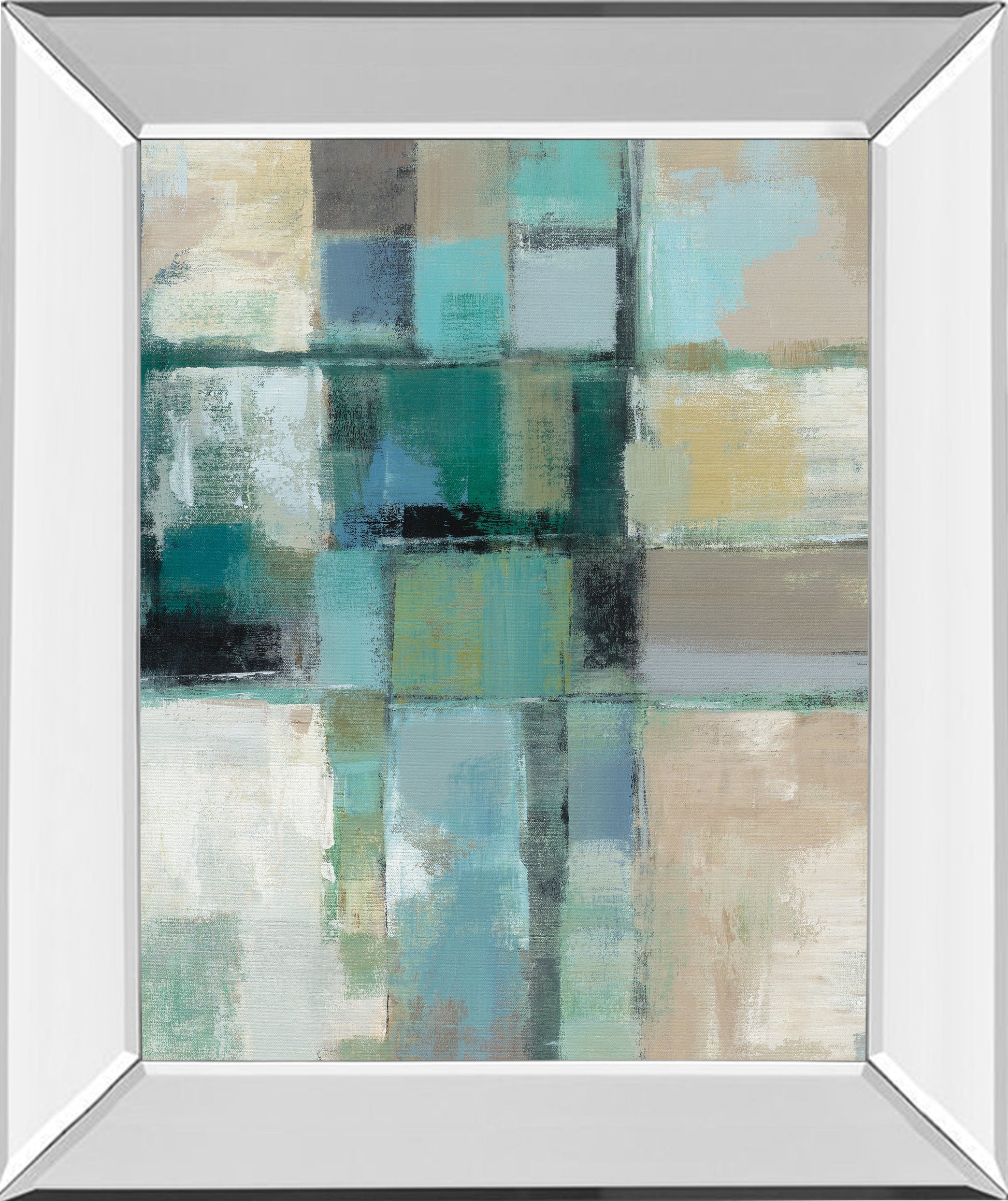 Mirrored Frame Island Hues Crop 2 By Sylvia Vassileva