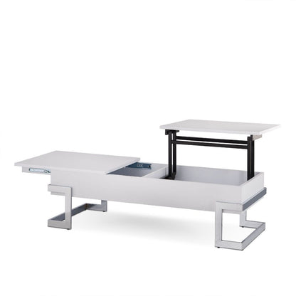 Mesa de centro rectangular Calnan de 120 cm con tapa elevable