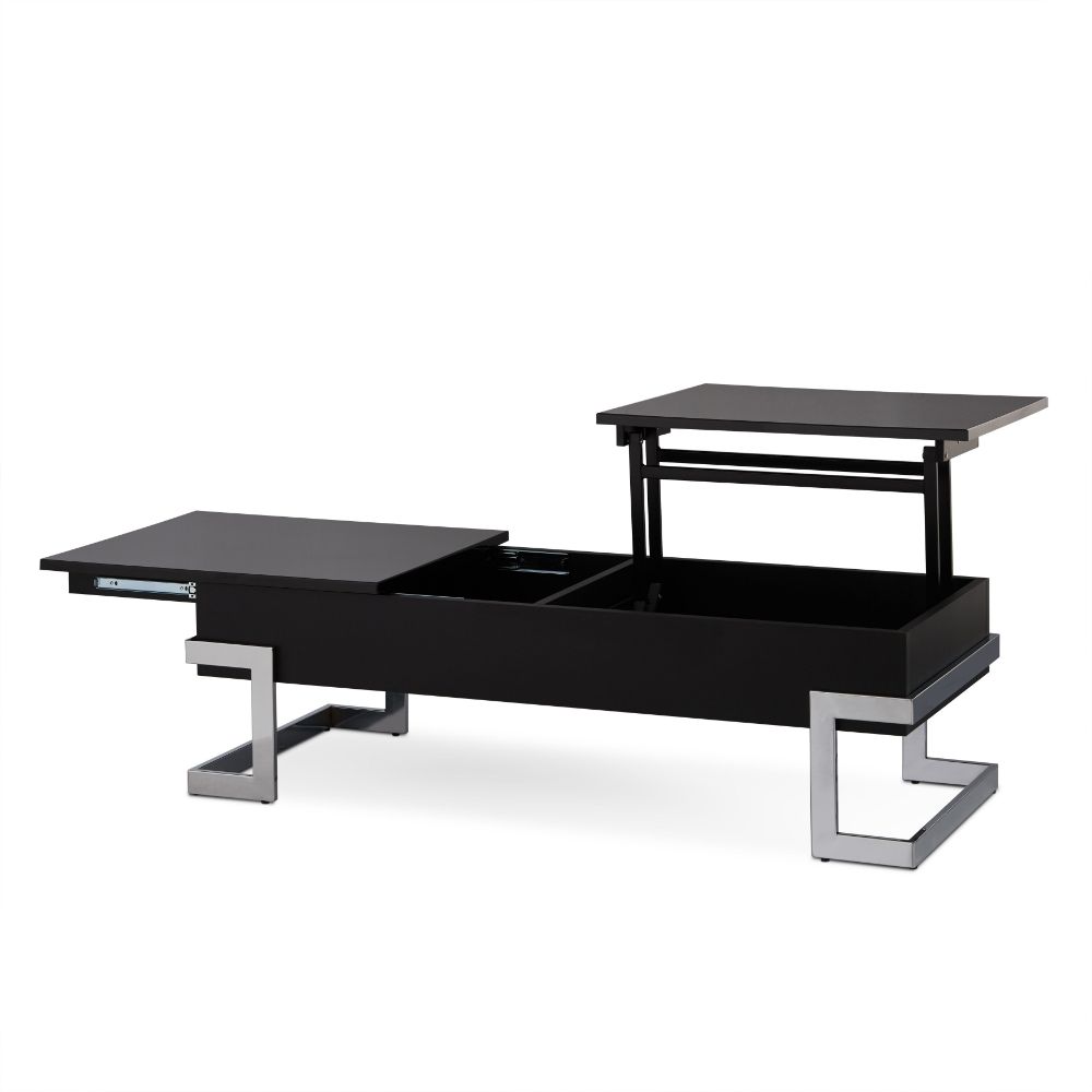 Mesa de centro rectangular Calnan de 120 cm con tapa elevable