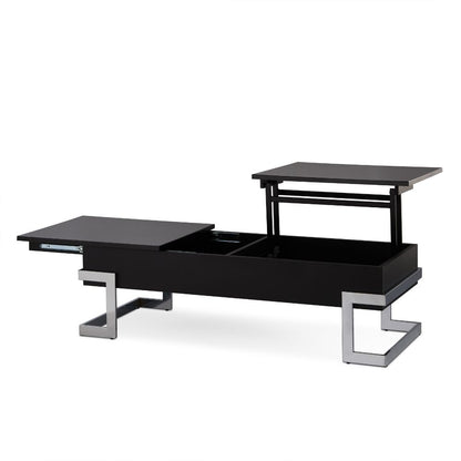 Mesa de centro rectangular Calnan de 120 cm con tapa elevable