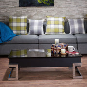 Mesa de centro rectangular Calnan de 120 cm con tapa elevable