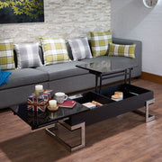 Mesa de centro rectangular Calnan de 120 cm con tapa elevable