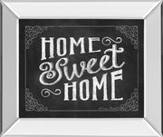 Mirrored Frame Home Sweet Home By Susan Ball
