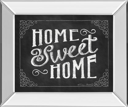 Mirrored Frame Home Sweet Home By Susan Ball